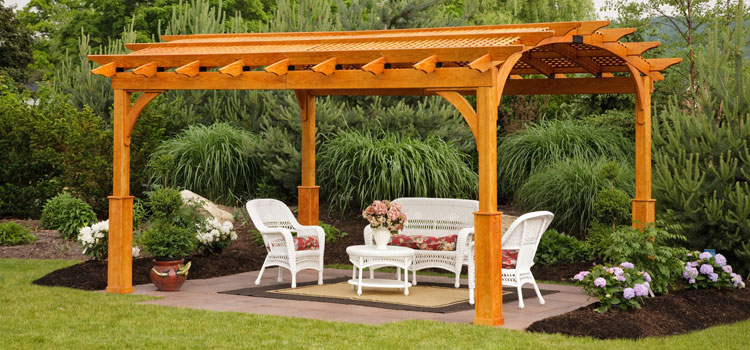 Cedar Wood Pergola Installation in Panorama City, CA